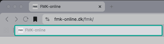 Screenshot: Bookmark bar visible